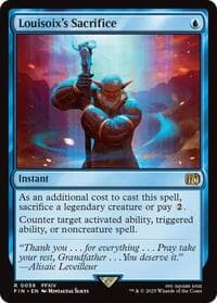 Louisoix's Sacrifice - FINAL FANTASY - Magic: The Gathering card