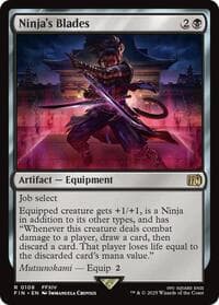Ninja's Blades - FINAL FANTASY - Magic: The Gathering card