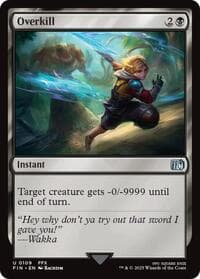 Overkill - FINAL FANTASY - Magic: The Gathering card