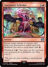 Sorceress's Schemes - FINAL FANTASY - Magic: The Gathering card