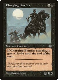 Charging Bandits - Portal - Magic: The Gathering card