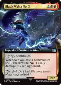 Black Waltz No. 3 (Extended Art) - FINAL FANTASY - Magic: The Gathering card