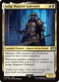 Judge Magister Gabranth - FINAL FANTASY - Magic: The Gathering card