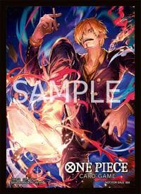 One Piece Card Game Official Sleeves - Sanji (10-Pack) - Bandai Card Sleeves - Card Sleeves card