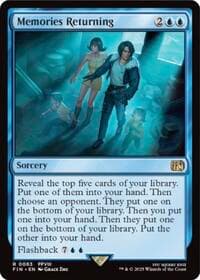 Memories Returning - FINAL FANTASY - Magic: The Gathering card