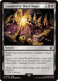 Cornered by Black Mages - FINAL FANTASY - Magic: The Gathering card