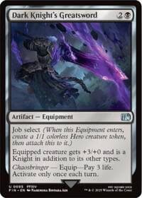 Dark Knight's Greatsword - FINAL FANTASY - Magic: The Gathering card