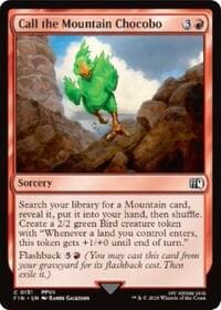 Call the Mountain Chocobo - FINAL FANTASY - Magic: The Gathering card