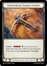 Hammerhead, Harpoon Cannon - GEM Pack 2 - Flesh and Blood TCG card