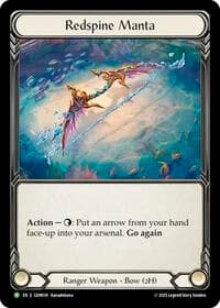 Redspine Manta - GEM Pack 2 - Flesh and Blood TCG card