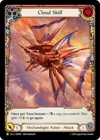 Cloud Skiff (Red) - GEM Pack 2 - Flesh and Blood TCG card