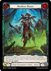 Restless Bones (Blue) - GEM Pack 2 - Flesh and Blood TCG card