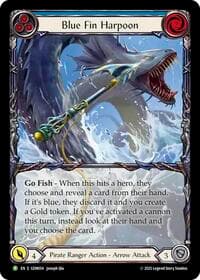 Blue Fin Harpoon - GEM Pack 2 - Flesh and Blood TCG card