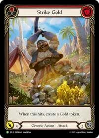 Strike Gold (Red) - GEM Pack 2 - Flesh and Blood TCG card