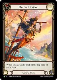 On the Horizon (Red) - GEM Pack 2 - Flesh and Blood TCG card