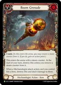Boom Grenade (Red) - GEM Pack 2 - Flesh and Blood TCG card