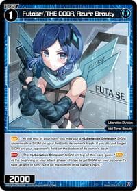 Futase//THE DOOR, Azure Beauty - Legendary DIVA - WIXOSS card