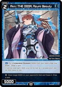 Ann//THE DOOR, Azure Beauty - Legendary DIVA - WIXOSS card