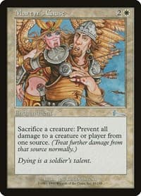 Martyr's Cause - Urza's Legacy - Magic: The Gathering card