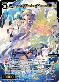 Spinner of Stories//Memoria (SRP) - Legendary DIVA - WIXOSS card