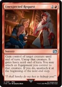 Unexpected Request - FINAL FANTASY - Magic: The Gathering card