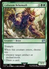 Coliseum Behemoth - FINAL FANTASY - Magic: The Gathering card