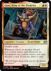 Giott, King of the Dwarves - FINAL FANTASY - Magic: The Gathering card