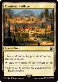 Crossroads Village - FINAL FANTASY - Magic: The Gathering card