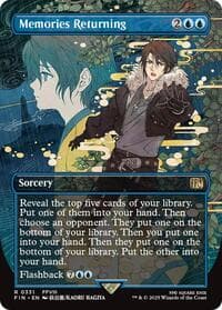 Memories Returning (Borderless) - FINAL FANTASY - Magic: The Gathering card