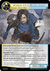 Academy City's Defense Forces - Ten Oaths of Protopaterpolis' War - Force of Will card