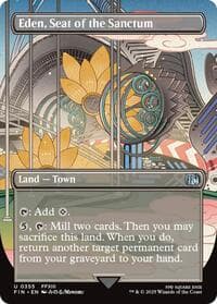 Eden, Seat of the Sanctum (Borderless) - FINAL FANTASY - Magic: The Gathering card