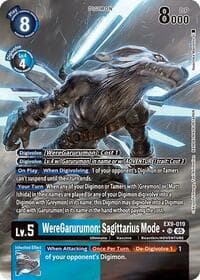 WereGarurumon: Sagittarius Mode (Alternate Art) - Versus Monsters - Digimon Card Game card