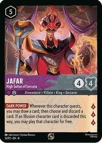 Jafar - High Sultan of Lorcana (Store Champion Participant) - Disney Lorcana Promo Cards - Disney Lorcana card