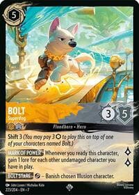 Bolt - Superdog (223/204) - Illumineer's Quest: Palace Heist - Disney Lorcana card