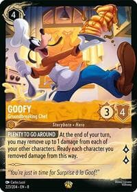 Goofy - Groundbreaking Chef (223/204) - Illumineer's Quest: Palace Heist - Disney Lorcana card