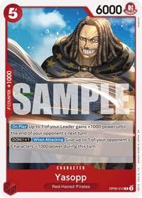 Yasopp (Reprint) - ST-23: Starter Deck 23 RED Shanks - One Piece Card Game card