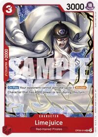Limejuice (Reprint) - ST-23: Starter Deck 23 RED Shanks - One Piece Card Game card