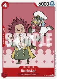 Rockstar (Reprint) - ST-23: Starter Deck 23 RED Shanks - One Piece Card Game card