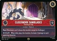 Clockwork Sawblades - Treacherous Trap - Illumineer's Quest: Palace Heist - Disney Lorcana card