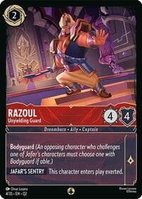 Razoul - Unyielding Guard - Illumineer's Quest: Palace Heist - Disney Lorcana card