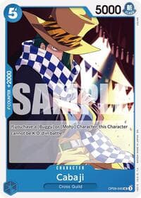 Cabaji (Reprint) - ST-25: Starter Deck 25 BLUE Buggy - One Piece Card Game card