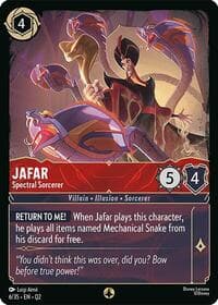 Jafar - Spectral Sorcerer - Illumineer's Quest: Palace Heist - Disney Lorcana card