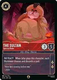 The Sultan - Spectral Ruler - Illumineer's Quest: Palace Heist - Disney Lorcana card