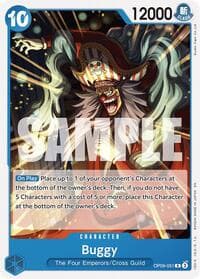 Buggy (Reprint) - ST-25: Starter Deck 25 BLUE Buggy - One Piece Card Game card