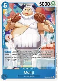 Mohji (Reprint) - ST-25: Starter Deck 25 BLUE Buggy - One Piece Card Game card