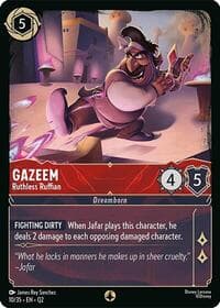 Gazeem - Ruthless Ruffian - Illumineer's Quest: Palace Heist - Disney Lorcana card