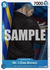 Mr.1(Daz.Bonez) (Reprint) - ST-25: Starter Deck 25 BLUE Buggy - One Piece Card Game card