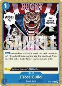 Cross Guild (Reprint) - ST-25: Starter Deck 25 BLUE Buggy - One Piece Card Game card