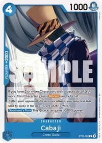 Cabaji - ST-25: Starter Deck 25 BLUE Buggy - One Piece Card Game card