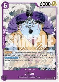Jinbe (Reprint) - ST-26: Starter Deck 26 PURPLE/BLACK Monkey.D.Luffy - One Piece Card Game card